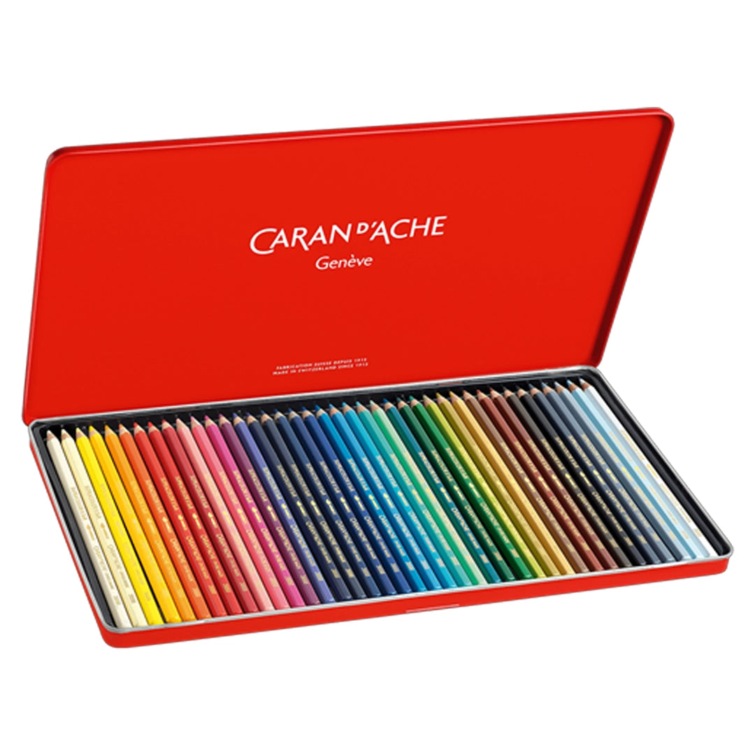 Caran d'Ache SUPRACOLOR™ Aquarelle Colored Pencils Set of 40