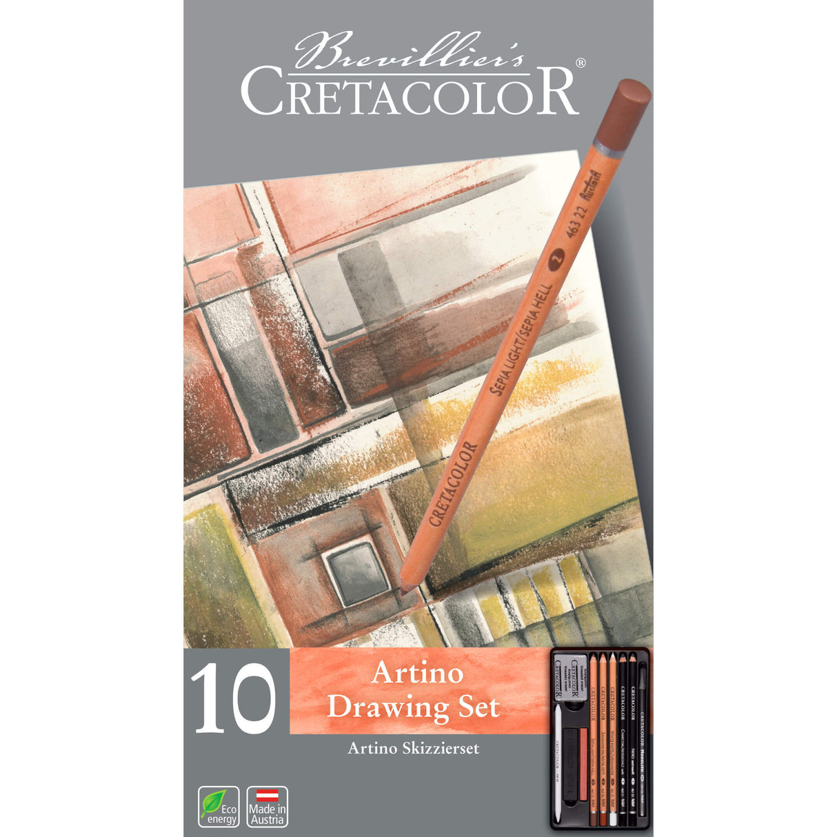 Cretacolor Artino Sketching Set, 10 pcs.
