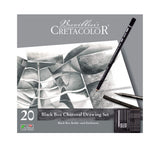 Cretacolor Black Box Drawing Set, 20 Pieces