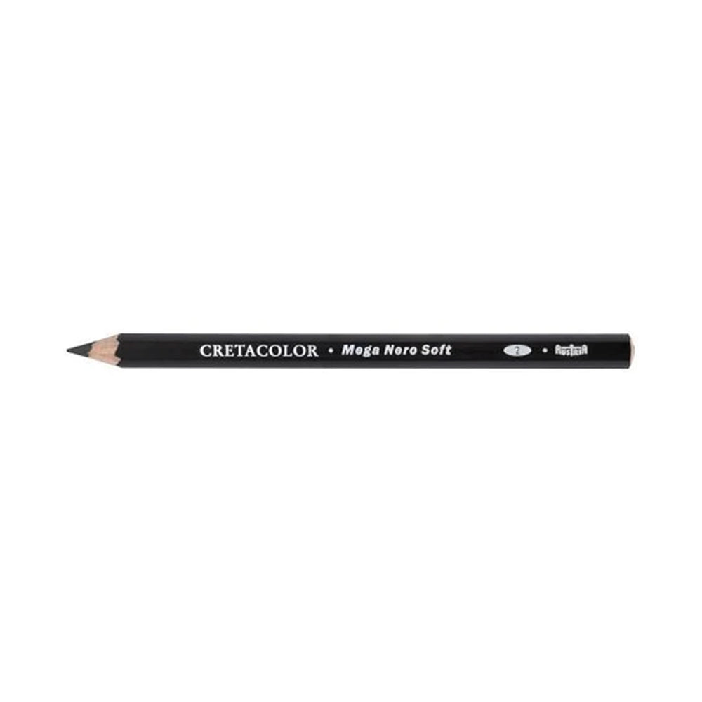 Cretacolor Mega Artist Oil Pencil - Nero Soft