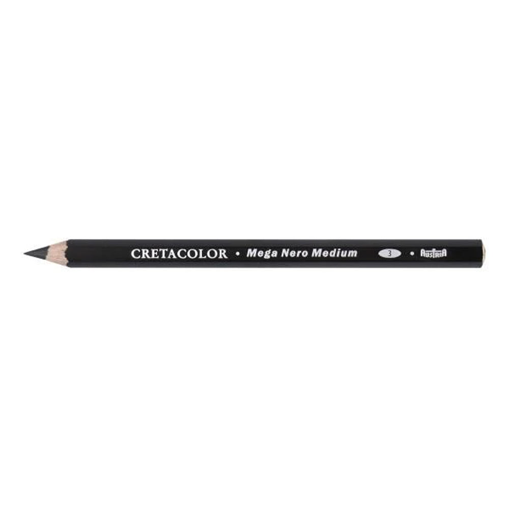 Cretacolor Mega Artist Oil Pencil - Nero Medium