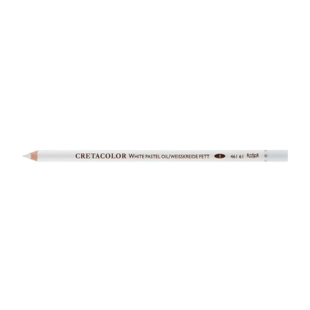 Cretacolor White Chalk Oil Pencil, Soft