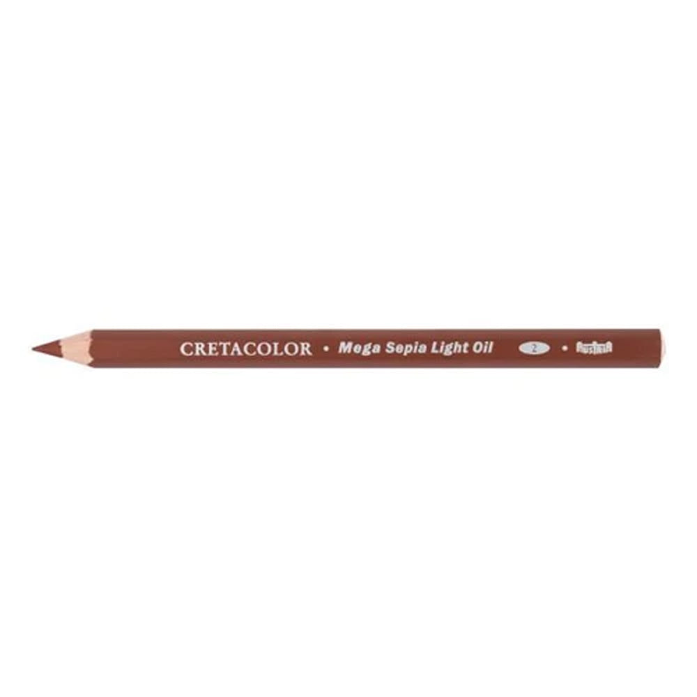 Cretacolor Mega Artist Oil Pencil - Sepia Light