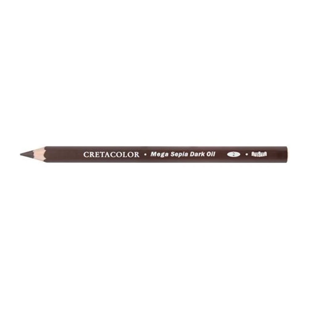 Cretacolor Mega Artist Oil Pencil - Sepia Dark
