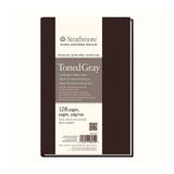 Strathmore Toned Gray 400 Series Sketch Hardbound Art Journal, 118 gsm, 128 pages