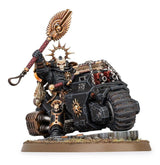 Warhammer 40,000  Space Marines: Chaplain on Bike Miniature Set