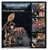Warhammer 40,000  Space Marines: Chaplain on Bike Miniature Set
