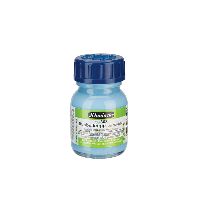 Schmincke Liquid Frisket Drawing Gum, Blue Colour