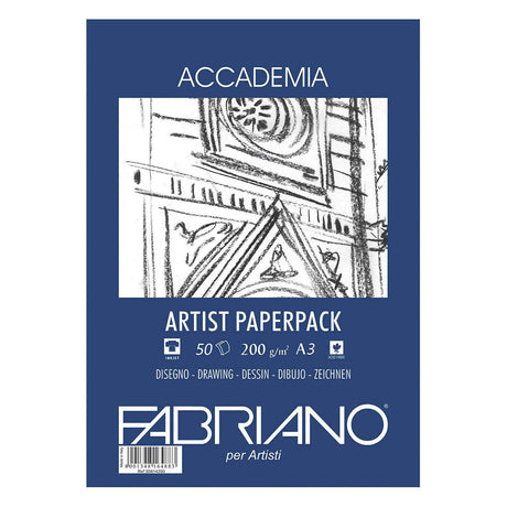 Fabriano Accademia Artist Paperpack, 50 sheets, A3 format