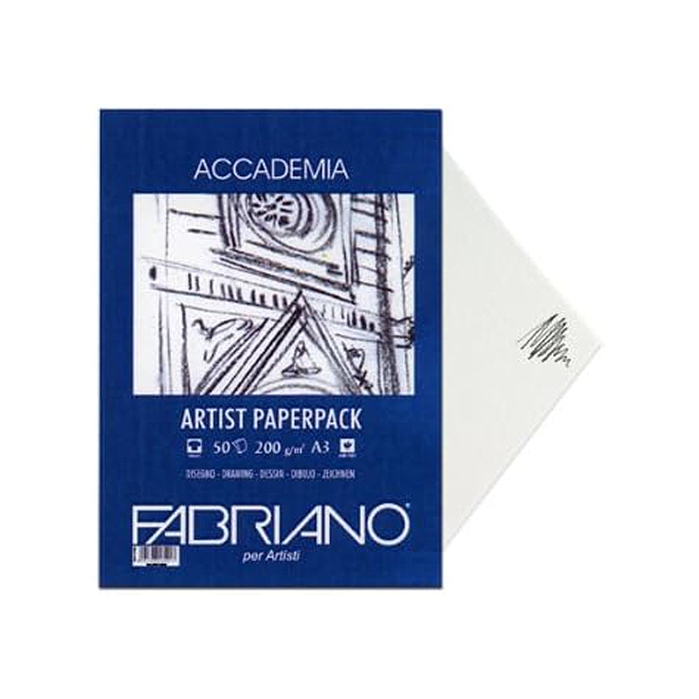 Fabriano Accademia Artist Paperpack, 50 sheets, A3 format