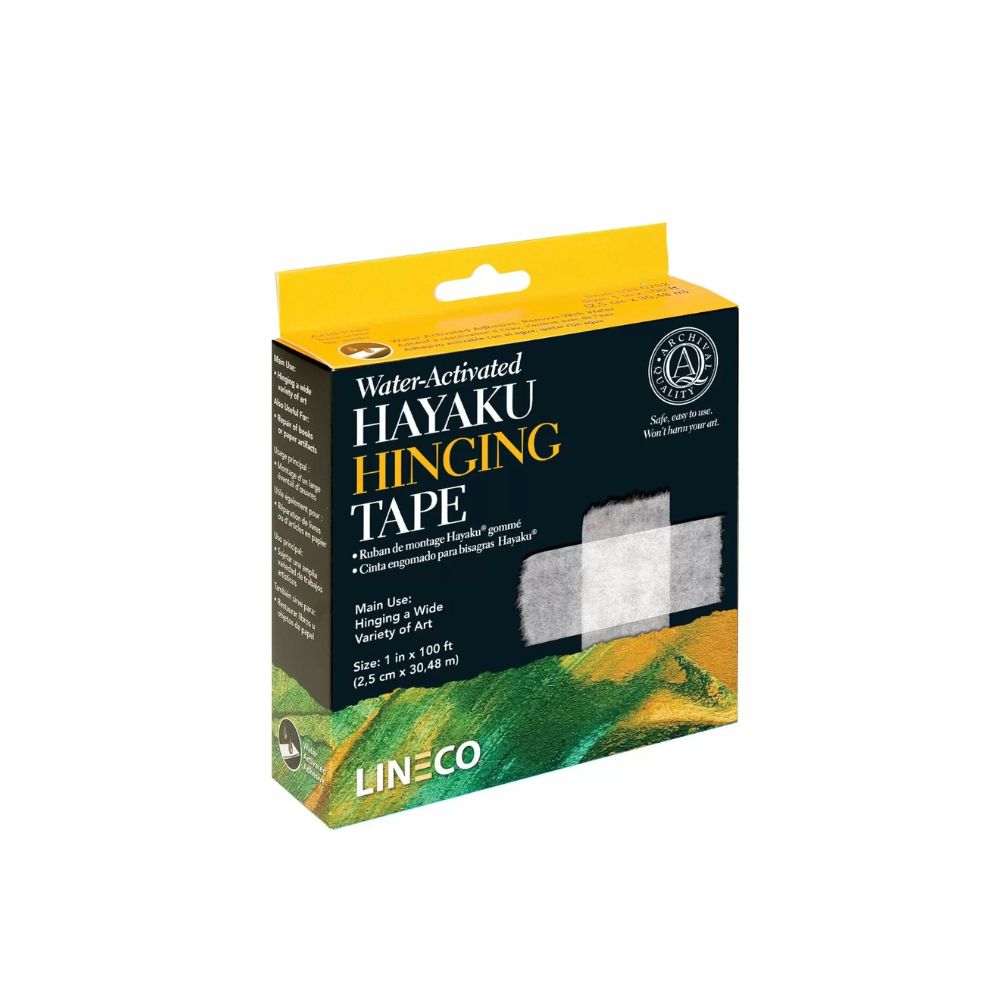 Lineco Hayaku Hinging Tape, Water-Activated
