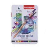 Bruynzeel Expression Watercolour Pencil Tin, 12 pcs.