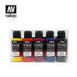 Vallejo Premium Airbrush Color Candy Colors Paint Set, 5x60 ml