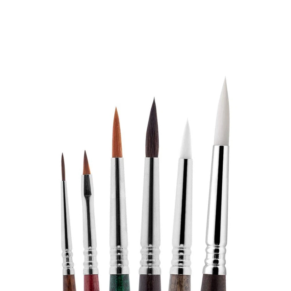 Escoda Synthetic Brushes for Comic Illustrations, Set of 6