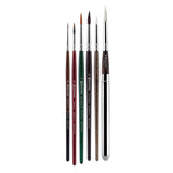 Escoda Synthetic Brushes for Comic Illustrations, Set of 6