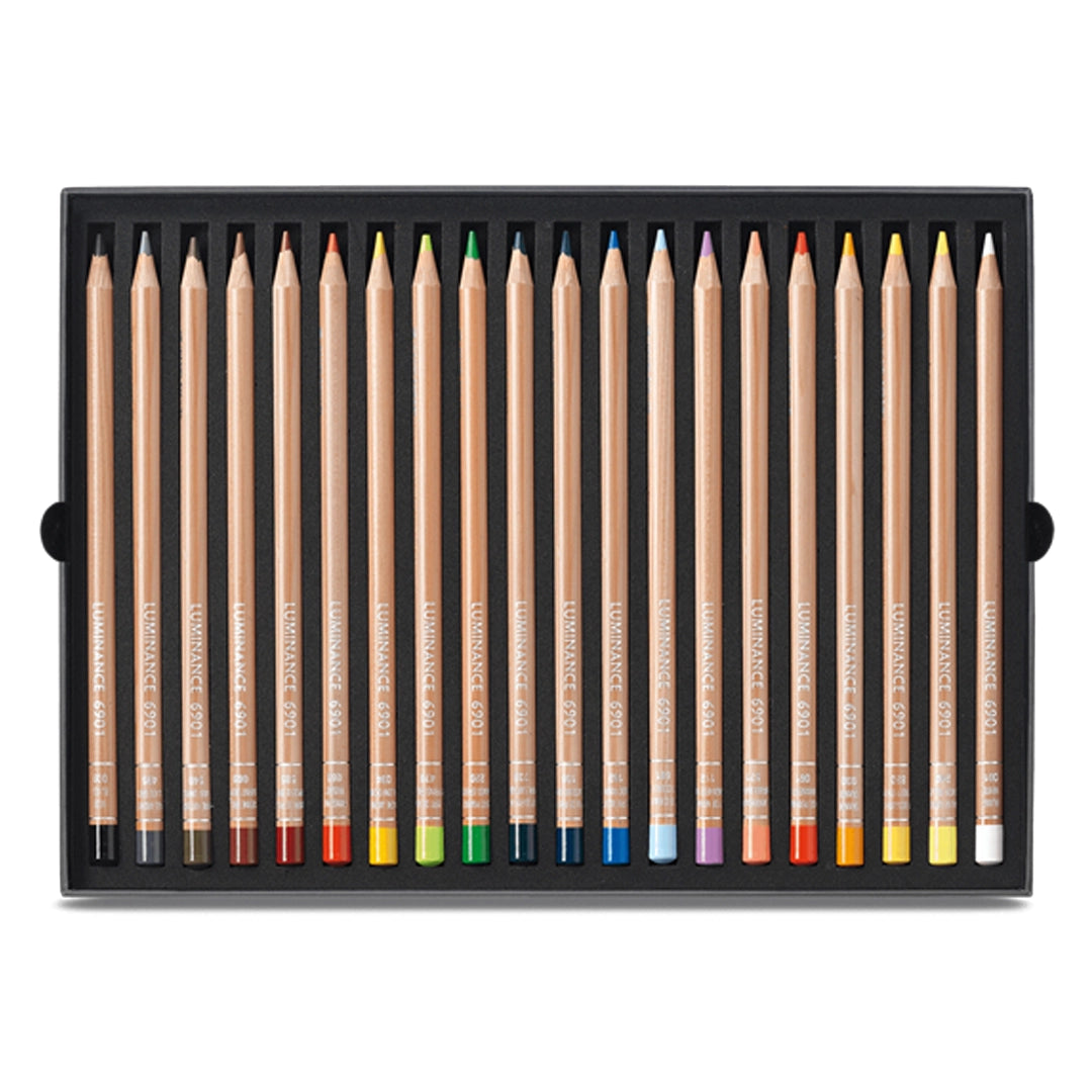 Caran d'Ache LUMINANCE Colored Pencils Set of 20