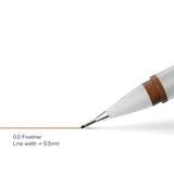 Winsor & Newton Sepia Fineliner Pen
