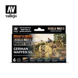 Vallejo Model Color WWII German Waffen SS Acrylic Paint Set, 6x17 ml