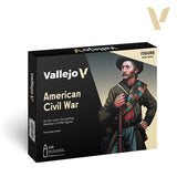 Vallejo Model Color American Civil War Acrylic Paint Set, 16x18 ml