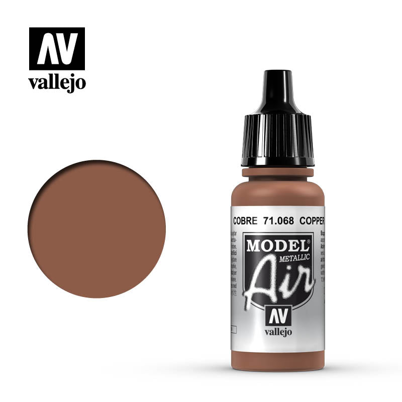 Vallejo Model Air Metallic Paint, 17 ml