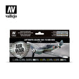 Vallejo Luftwaffe Colors 1941 to End-War Paint Set, 8x17 ml