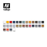 Vallejo Basic Colors Model Air Paint Set in a Plastic Case, 29x17 ml + Harder & Steenbeck Ultra Airbrush