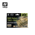 Vallejo DAK Colors 1941-1944 Model Air Paint Set, 6x17 ml