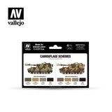 Vallejo MERDC Desert Colors Model Air Acrylic Paint Set, 6x17 ml