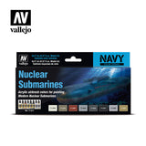 Vallejo Model Air Nuclear Submarines Paint Set, 8x17 ml