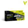Vallejo Model Air Star Fighters Colors Paint Set, 8x18 ml