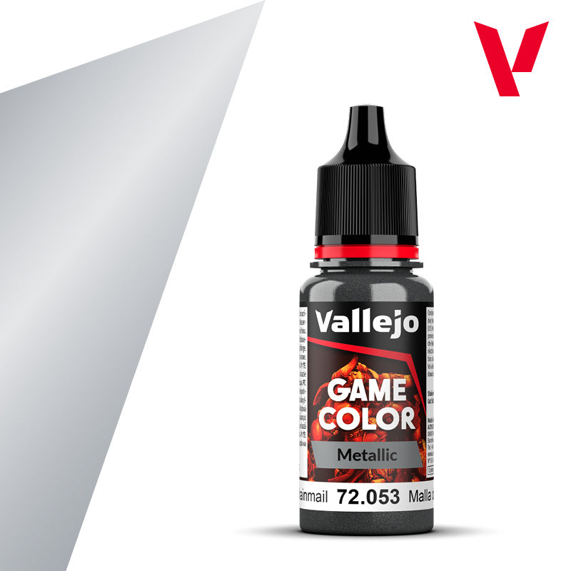 Vallejo Game Color Metallic Paint, 18 ml