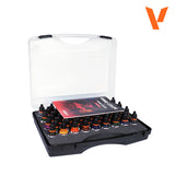 Vallejo Xpress Color Artist’s Selection Acrylic Paint Case, 60x18 ml