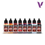 Vallejo Game Color Purple Dragons Set, 8x18 ml