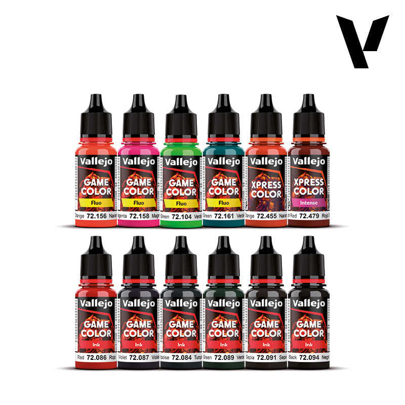 Vallejo Fantasy Paint Set, 12x18 ml + 1 miniature