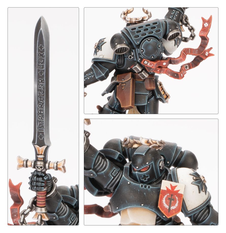 Warhammer 40,000 Combat Patrol: Black Templars Miniature Set