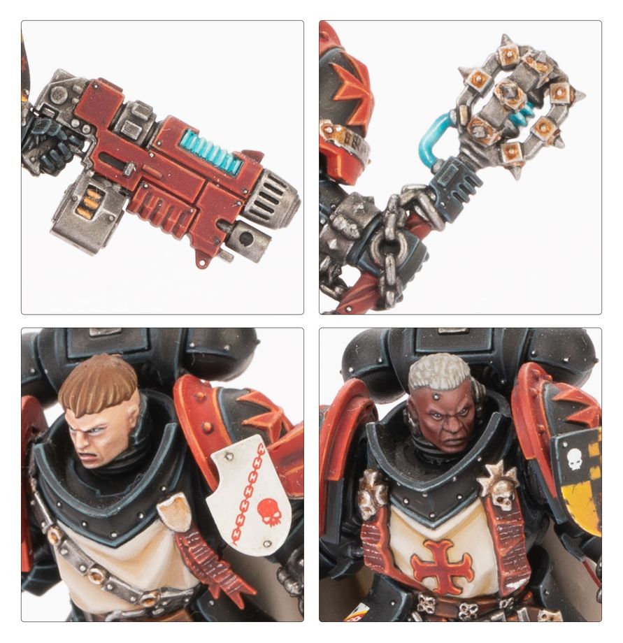 Warhammer 40,000 Combat Patrol: Black Templars Miniature Set