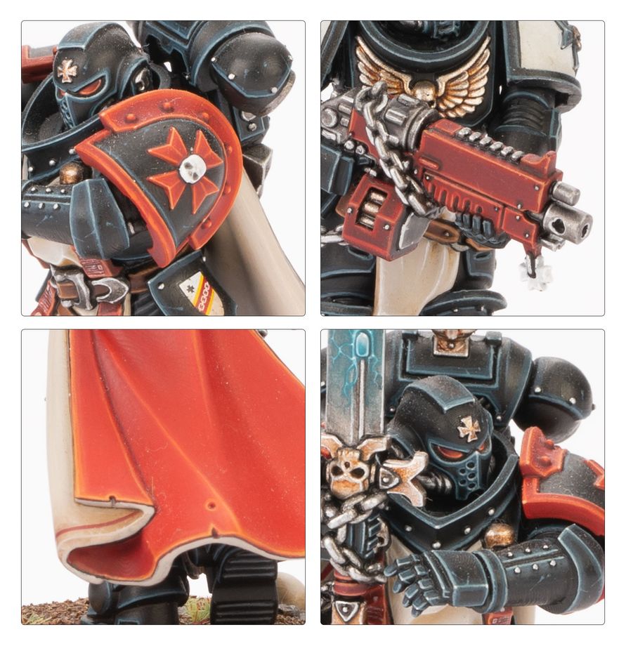Warhammer 40,000 Combat Patrol: Black Templars Miniature Set