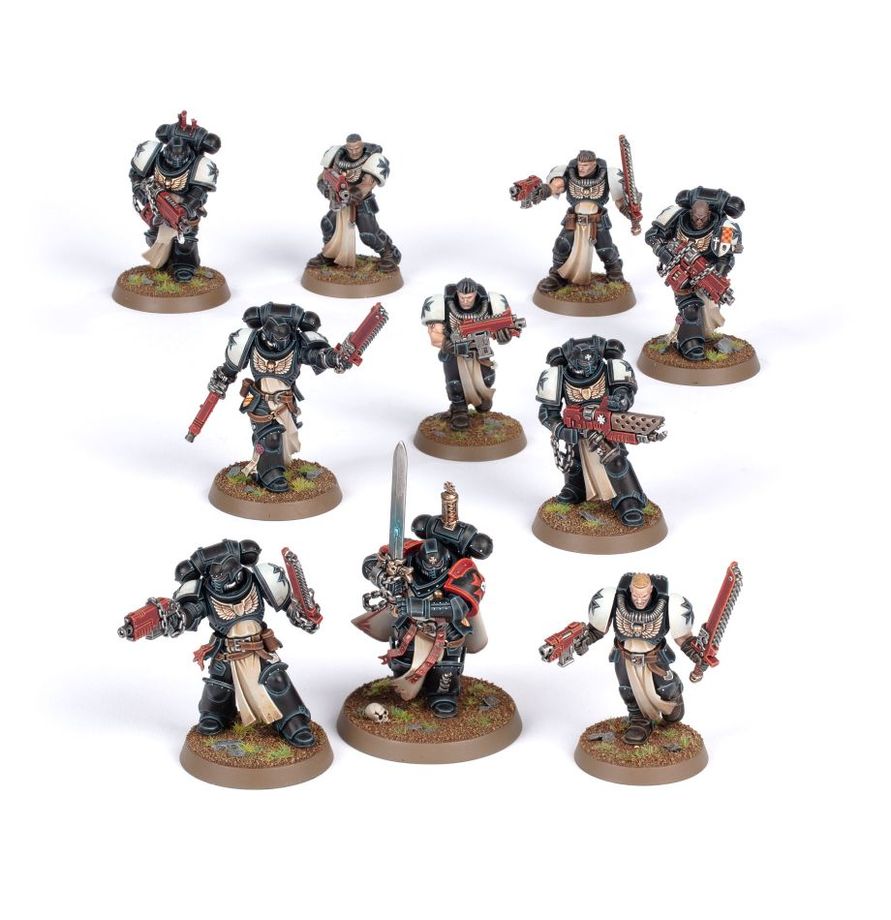 Warhammer 40,000 Combat Patrol: Black Templars Miniature Set