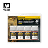 Vallejo Rust & Corrosion Pigment Set, 4x35 ml