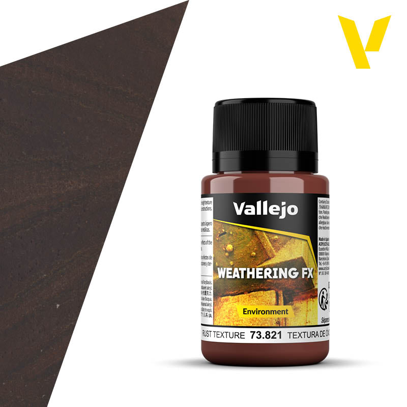 Vallejo Weathering FX Rust Texture Effect Paint, 40 ml