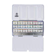 Schmincke Horadam Aquarell Set, 18 Colors, Full-Pan + Extra 6 Empty Spaces 