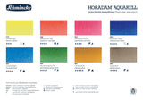 Schmincke Horadam Aquarell Set with Water Tank in a Metal Box, 8 colours, Half-Pan