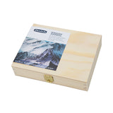 Schmincke Horadam Super Granulation Glacier Watercolour Set in a Wooden Box, 5x15 ml