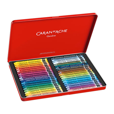 Caran d'Ache NEOCOLOR Water-Soluble Wax Oil Pastels Set of 40