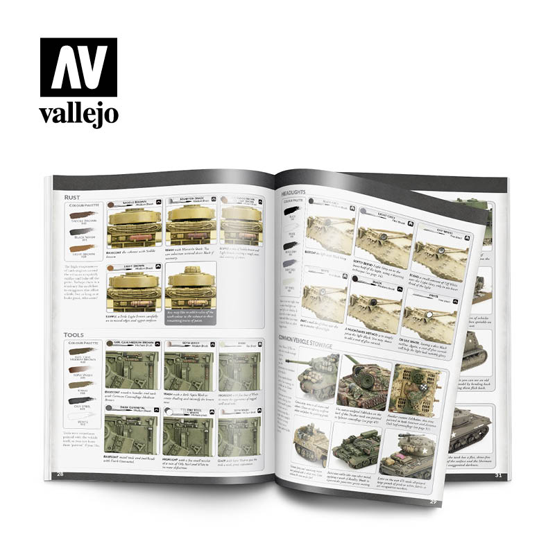 Vallejo Colours of War: Painting WWII &amp; WWIII Miniatures Paint Guide