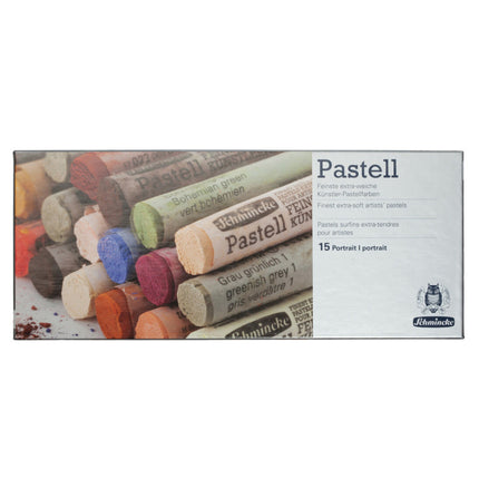 Schmincke Portrait Soft Pastels Set, 15 Colours