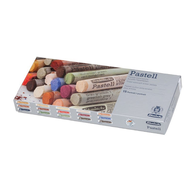 Schmincke Portrait Soft Pastels Set, 15 colors