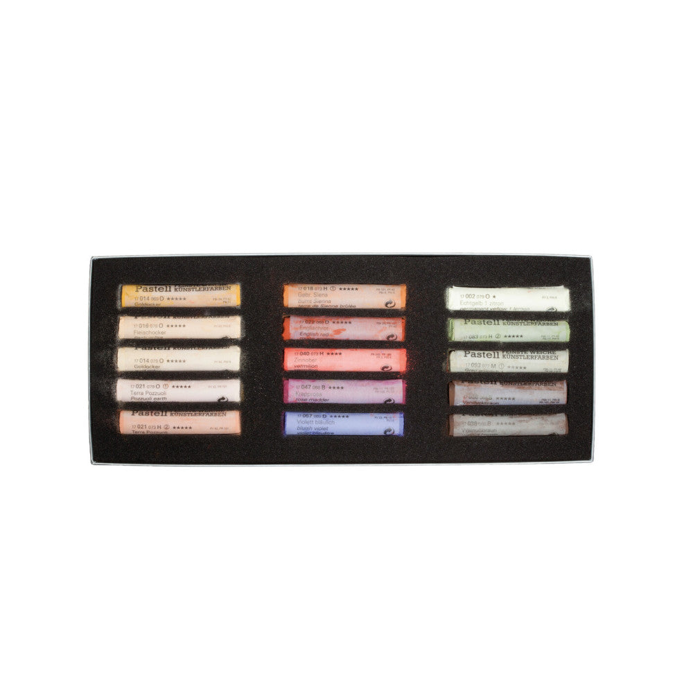 Schmincke Portrait Soft Pastels Set, 15 colors