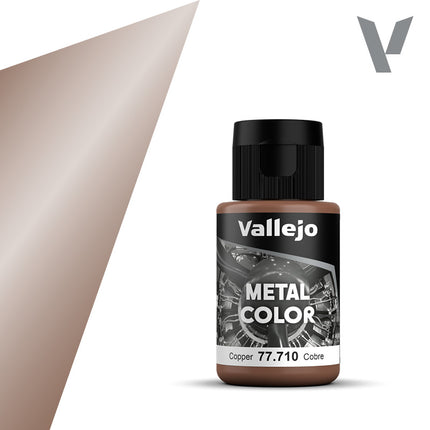 Vallejo Metal Color Copper Paint, 32 ml