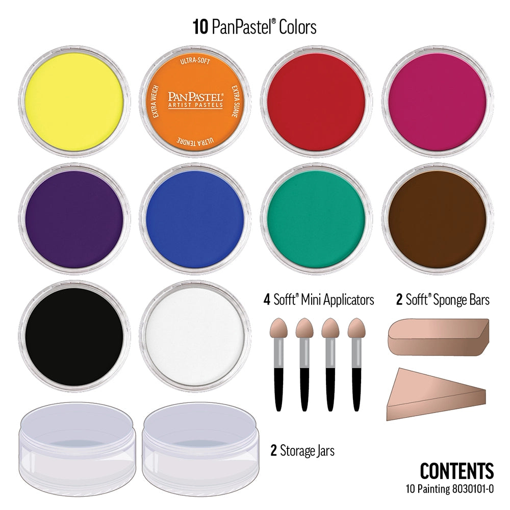 PanPastel Painting with Pastels Set, 10 pcs.